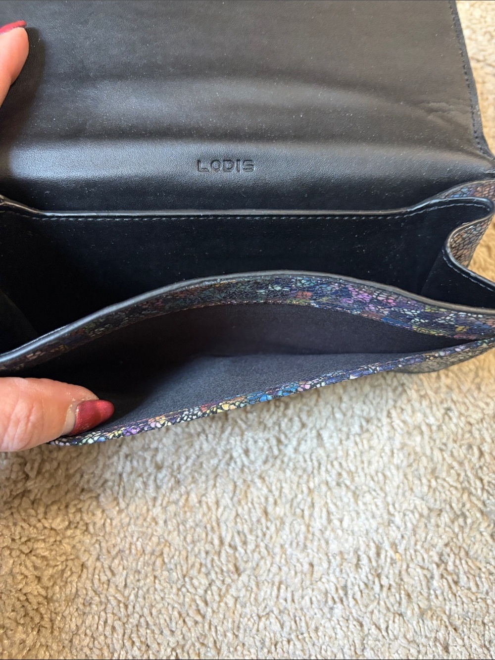 Lodiis Multicolored Wallet - Picture 3 of 8